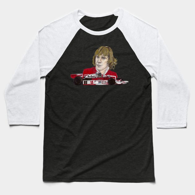 James Hunt Baseball T-Shirt by paulnelsonesch